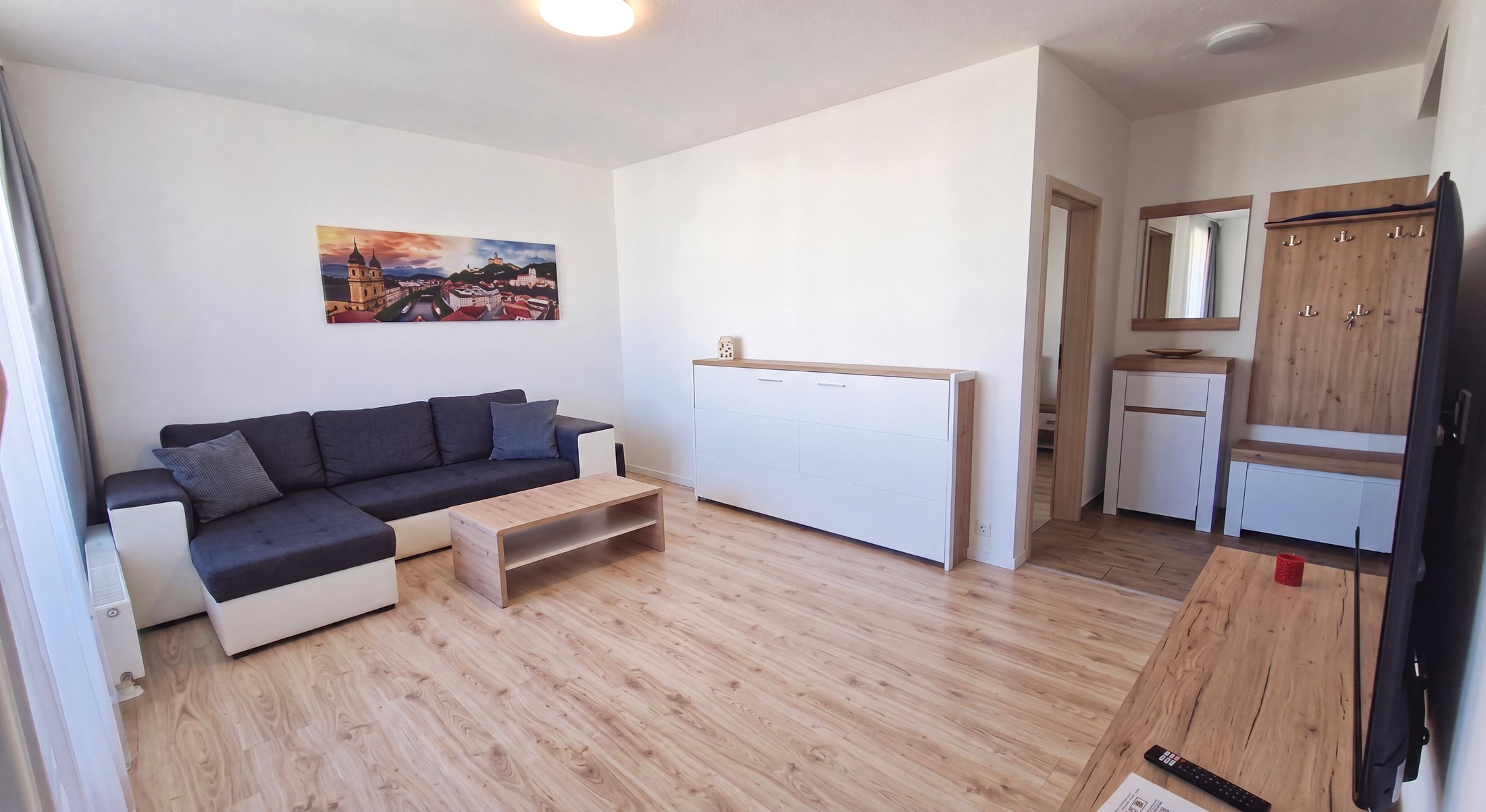 Obývacia časť apartmánu VIA